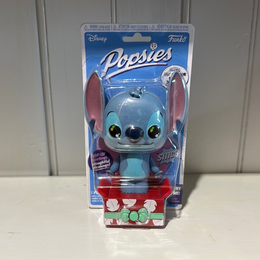 Funko Stitch Action Figure Blue and Red